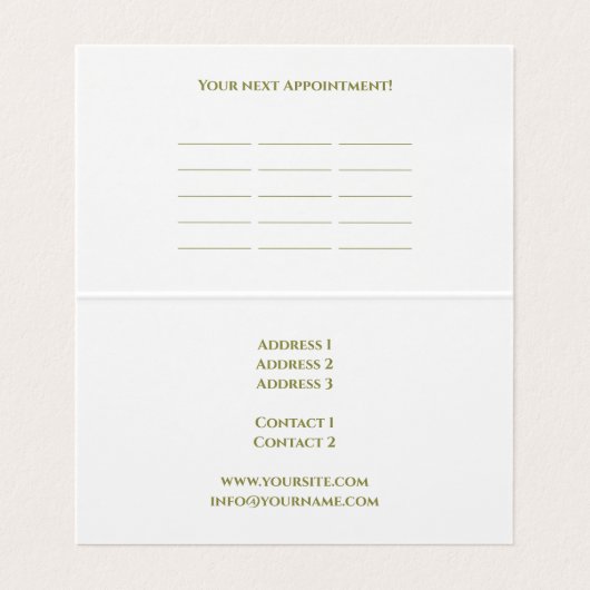 Varanasi II - Visitekaartje (Binnenkant ongevouwen)