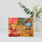 Varanasi, India Reisansichtkaart Briefkaart (Staand voorkant)