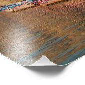 Varanasi India vanaf de Ganga Foto Afdruk (Hoek)