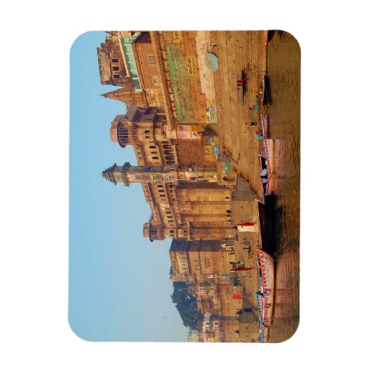 Varanasi India vanaf de Ganga Magneet (Verticaal)