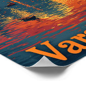 Varanasi kunst reisillustratie poster (Hoek)