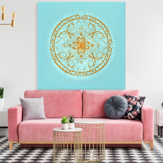 Varanasi - omwikkeld canvas (Insitu (Woonkamer))