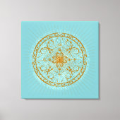 Varanasi - omwikkeld canvas afdruk (Voorkant)