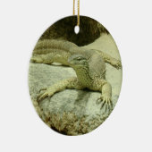Varanus gouldii keramisch ornament (Rechts)
