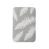 Varen Blad Grijs Botanisch Badmat (Voorkant Verticaal)