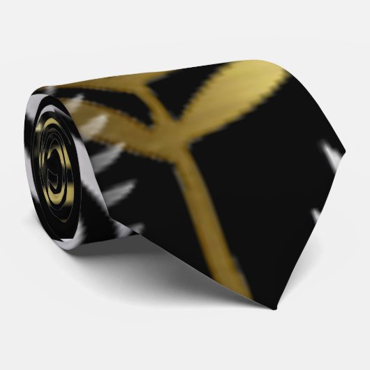 varen bladgoud zilveren Stropdas (Opgerold)