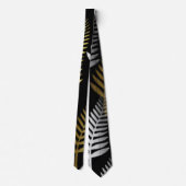 varen bladgoud zilveren Stropdas (Achterkant)