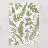 Varen bloemenpatroon menu (Achterkant)