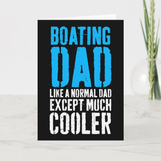 Varen Boot Vader Vaderdag Kaart (Voorkant)