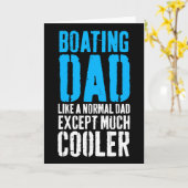 Varen Boot Vader Vaderdag Kaart (Gele Bloem)