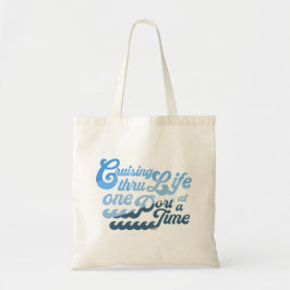 Varen door het leven één haven per keer tote bag