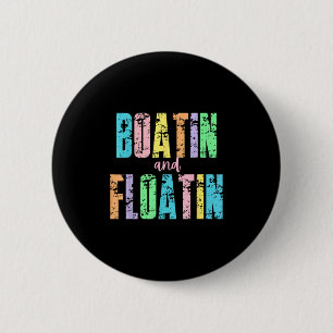 Varen En Drijven Meer Leven Rivier Zomer Vakantie Ronde Button 5,7 Cm
