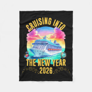 Varen het nieuwe jaar 2026 in Oceaanliefhebber Fleece Deken
