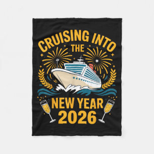 Varen het nieuwe jaar 2026 in Zeeliefhebbers viere Fleece Deken