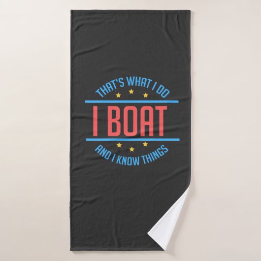 Varen - Ik boot en ik weet dingen Badhanddoek (Badhanddoek)
