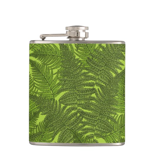 Varen in het groen heupfles (Voorkant)