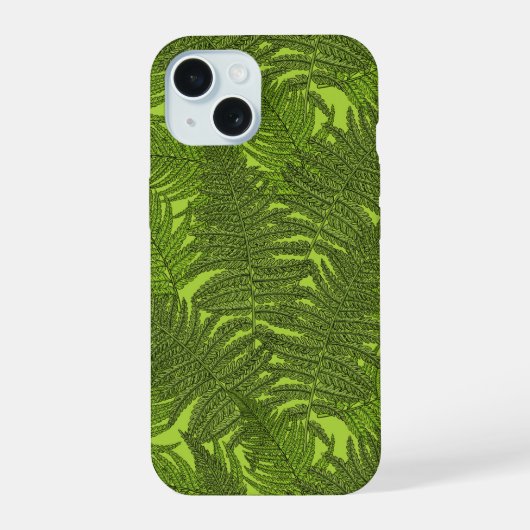 Varen in het groen iPhone 15 case (Achterkant)