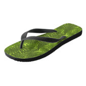 Varen in het groen teenslippers (Schuin)