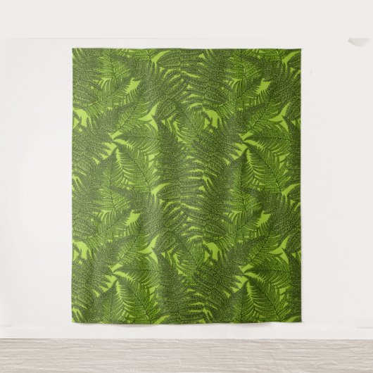 Varen in het groen wandkleed (Voorkant)