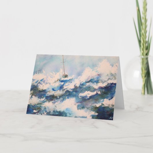 Varen in liefde Valentijnsdag liefde Kaart (Voorkant)