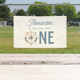 Varen in One Nautical First Birthday Kinder Spandoek