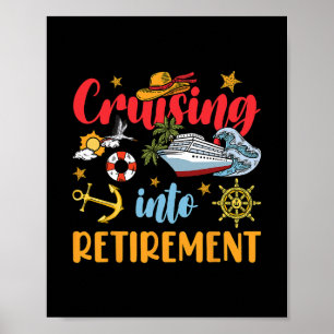 Varen In Rente Retired Cruiseschip Vakantie Poster