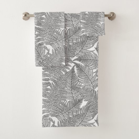 Varen in zwart-wit bad handdoek (Insitu)