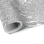 Varen in zwart-wit cadeaupapier (Rol Hoek)
