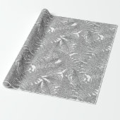 Varen in zwart-wit cadeaupapier (Uitgerold)