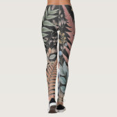 varen laat artistieke pastelpooier achter leggings (Achterkant)