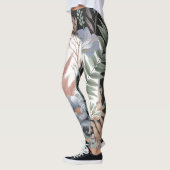 varen laat artistieke pastelpooier achter leggings (Links)