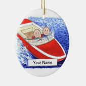 Varen - Mannelijk & Mannelijk Keramisch Ornament (Rechts)