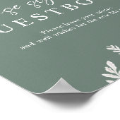 varen | Moderne kalligrafie bruiloft gastenboek te Poster (Hoek)