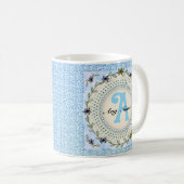 Varen Monogram mok (Voorkant rechts)