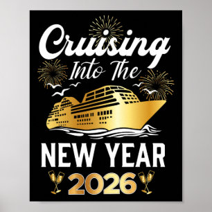 Varen naar 2026 Oud en Nieuw Cruise Vakantie M Poster