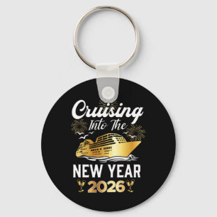 Varen naar 2026 Oud en Nieuw cruisevakantie M Sleutelhanger