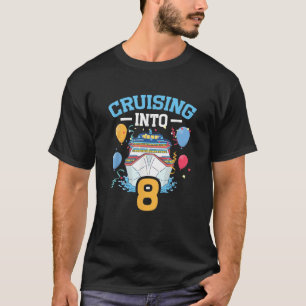 Varen naar 8 Varend 8e verjaardags cruise T-shirt