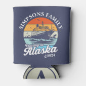 Varen naar Alaska Custom Family Matching Group Blikjeskoeler (Voorkant)