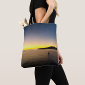 Varen naar de Horizon Sunset Photography Canvas ta Tote Bag (Dichtbij)