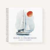 Varen naar de toekomst Gepersonaliseerde nieuwe id Notitieboek (Voorkant)