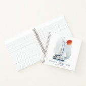 Varen naar de toekomst Gepersonaliseerde nieuwe id Notitieboek (Binnen)