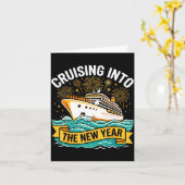 Varen naar het nieuwe jaar 2026 Cruise Squad  Kaart (Gele Bloem)