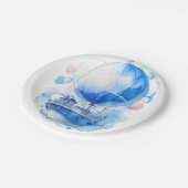 Varen naar het ouderschap: Nautical Boy Baby showe Papieren Bordje (Gekanteld)