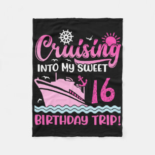 Varen naar mijn 16e verjaardagsreis Cruise L Fleece Deken