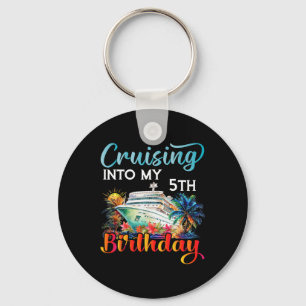 Varen naar mijn 5e verjaardag cruise verjaardag tr sleutelhanger