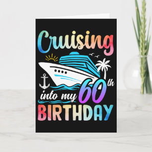 Varen naar mijn 60e verjaardag 60 jaar oud Verjaar Kaart