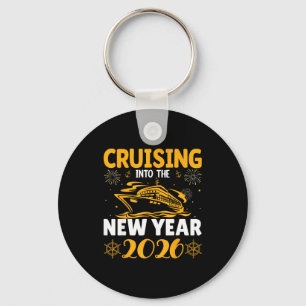 Varen naar nieuwjaar 2026 Familie cruise matching Sleutelhanger