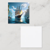 Varen op beloftes is als glijden over wat nog vierkante visitekaartje (Voorkant / Achterkant)