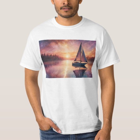 Varen op het Zee van Herinneringen T-shirt (Voorkant)