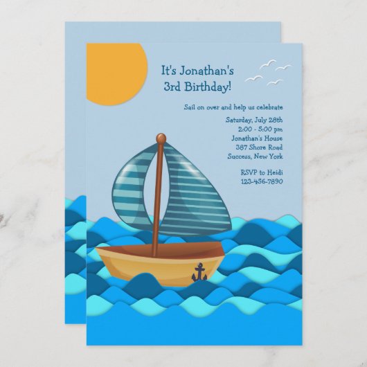 Varen op uitnodiging (Voorkant / Achterkant)